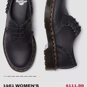 Dr. Martens Black Leather Oxfords